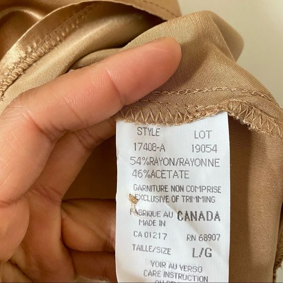 2/$45 Vintage Le Chateu Satin Wrap Tie Side Mini Slip Skirt - Picture 5 of 7